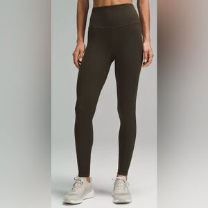 lululemon Align™ High-Rise Pant 28" Dark Olive size 16